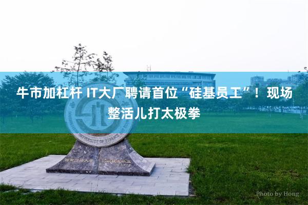 牛市加杠杆 IT大厂聘请首位“硅基员工”！现场整活儿打太极拳