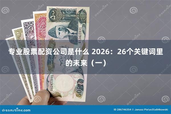 专业股票配资公司是什么 2026：26个关键词里的未来（一）